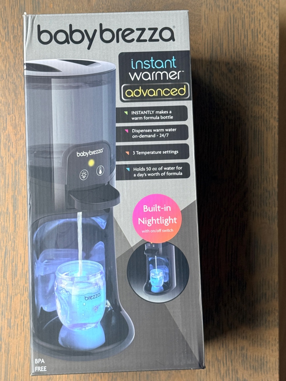 Baby Brezza Instant Warmer Advanced - Black - NEW
